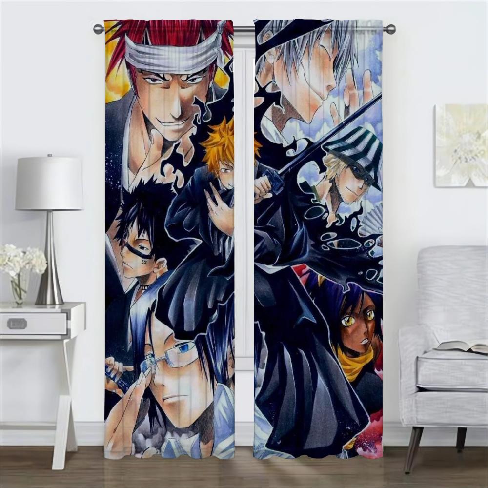 BleachS затемняющие шторы для камеры Хэллоуин украшения окна занавески для комнаты 2 панели домашнего интерьера занавески перегородка ребенок