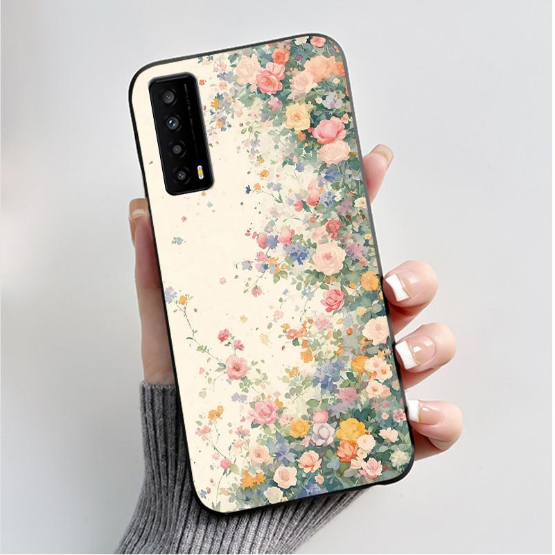 Case for TCL Stylus 5G T779W 6.81" Black Luxury Fashion Butterfly Flower Pattern Soft Silicone Cover for TCL Stylus Phone Cases