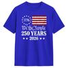 US 250Th Anniversary TShirts Unisex Vintage 100 Cotton Tee Shirt Crew Neck Short Sleeve T Shirts Plus Size Clothes