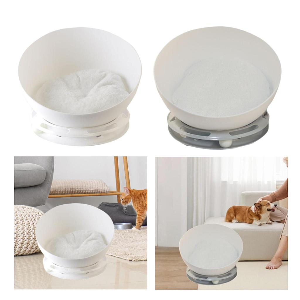 Cat Bed Easy Cleaning Puppy Nest Activity Centre Pet Supplies Kitty Nest Small Dog Couch Lounge with Ball Toy Kennel Cat House