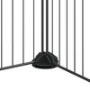 28 Piece Pet Cage with Door Black 35 x 35 cm Steel
