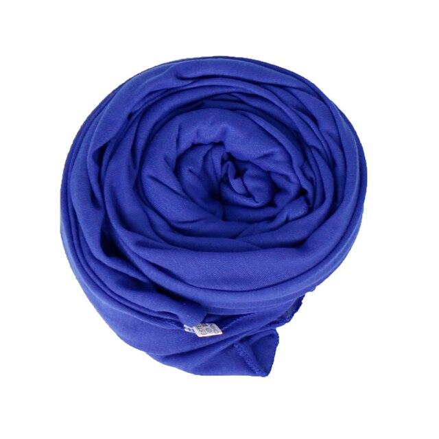 Лавеновый двойной петлевой трикотаж, хиджаб, мгновенный шарф, женский мусульманский платок, однотонный головной платок, хлопковые шали, исламский тюрбан, бандана 