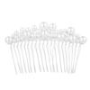 1 PC Women Handmade Hair Ornaments Haircomb Hairwear Bride Barrette Bridal Headpiece Pearl Hairpin