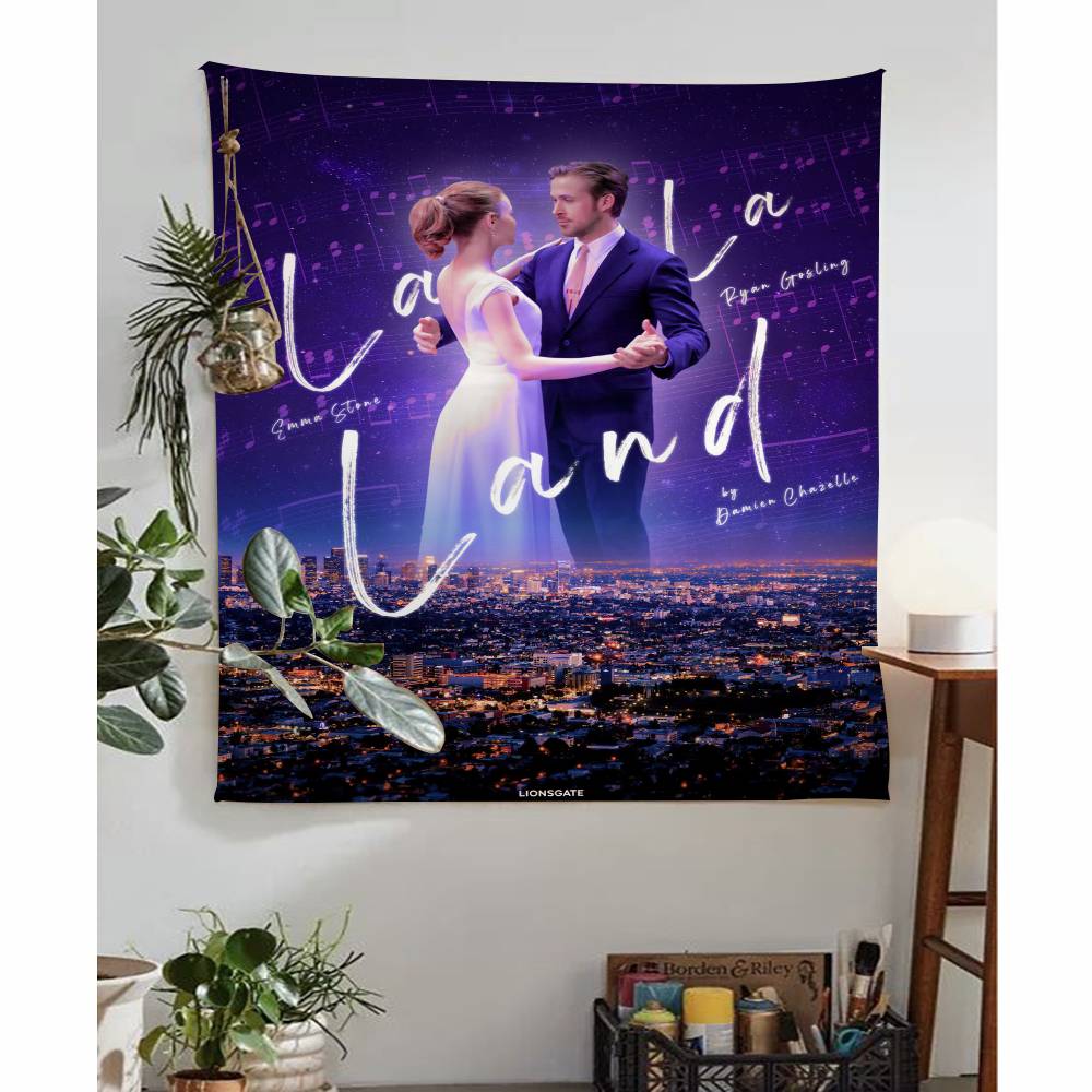 La La Land Anime Tapestry Hanging Tarot Hippie Wall Rugs Dorm Home Decor