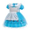 Girls' Halloween & Christmas Alice In Wonderland Princess Dress