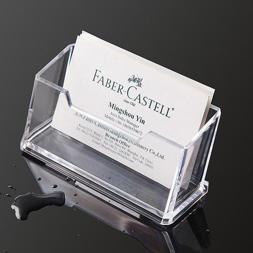 Home Office Supplies Business Card Container Cards Display Stand Card Display Shelf Name Card Rack