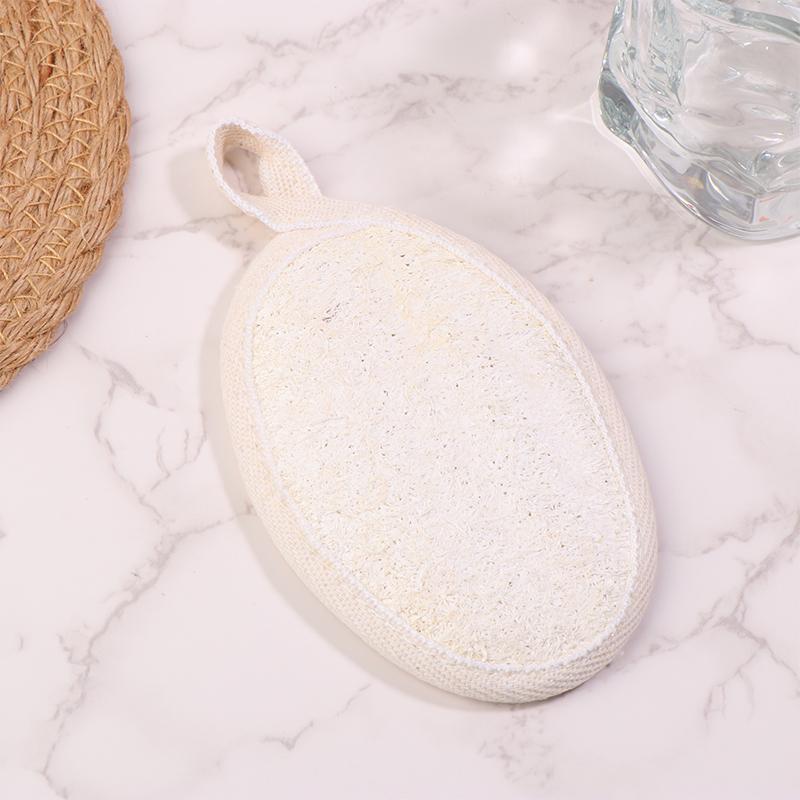 Natural Loofah Body Scrubber Bath Exfoliating Sponge Soft Shower Brush Cleaner Pad Exfoliator Shower Puff Body Skin Care Tool
