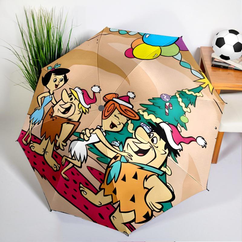 The Croods Players Adventure Umbrella Folding umbrella, automatic umbrella 8-Frame for Travel, camping Use Gift for Halloween Christmas