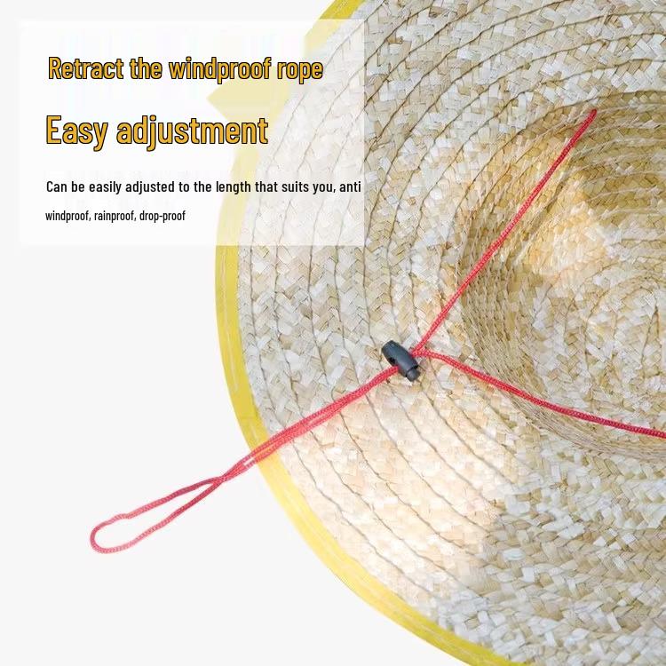 Farmer's Wide Brim Sun Hat: Outdoor Travel, Summer Protection, Tea Picking, Coolie Fishing Hat