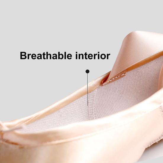 1 пара балеток, удобная дышащая мягкая подкладка с ремешками, дизайнерская танцевальная обувь для девочек для начинающих танцоров