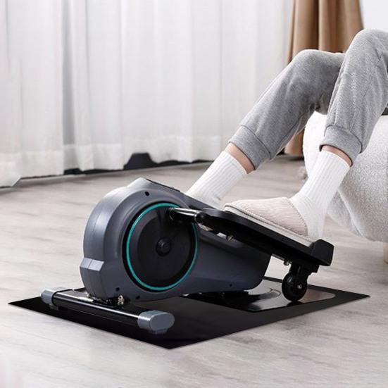 Эллиптический тренажер для ног Нескользящий коврик Эллиптический разносчик под столом Защитный коврик для пола Электрический тренажер с педалью для сидения С шумоподавлением