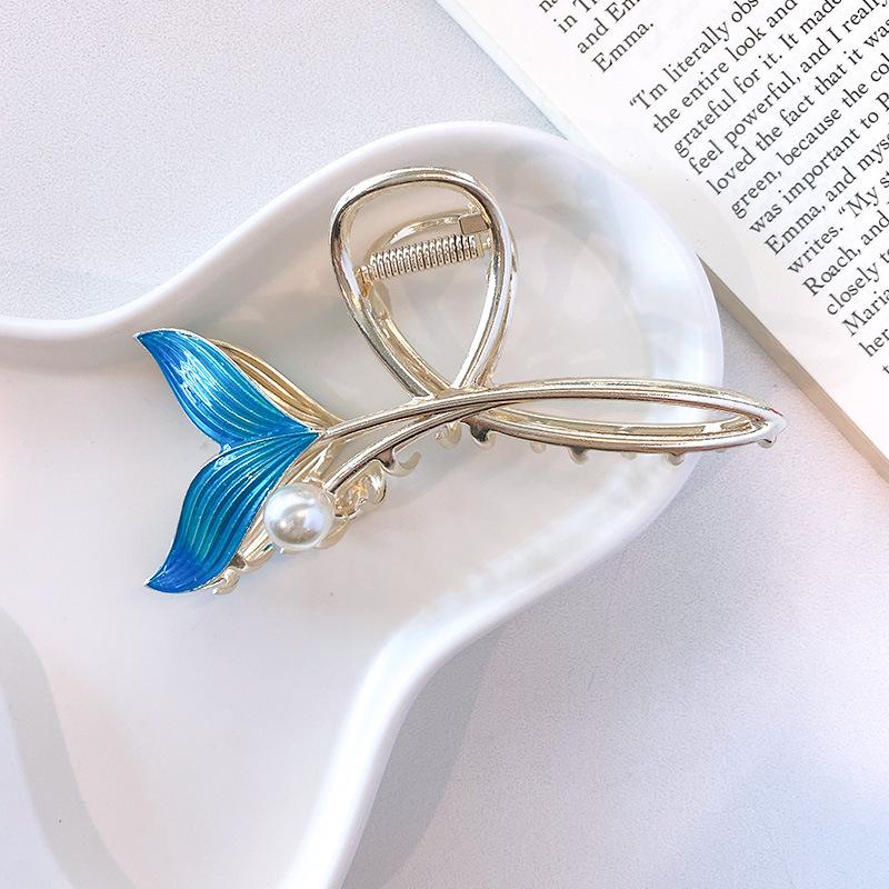 Новые женские металлические коготь для волос, элегантные заколки для волос с золотыми цветами, заколка-краб, повязка на голову, зажим для хвоста, головные уборы, аксессуары для волос, тиара