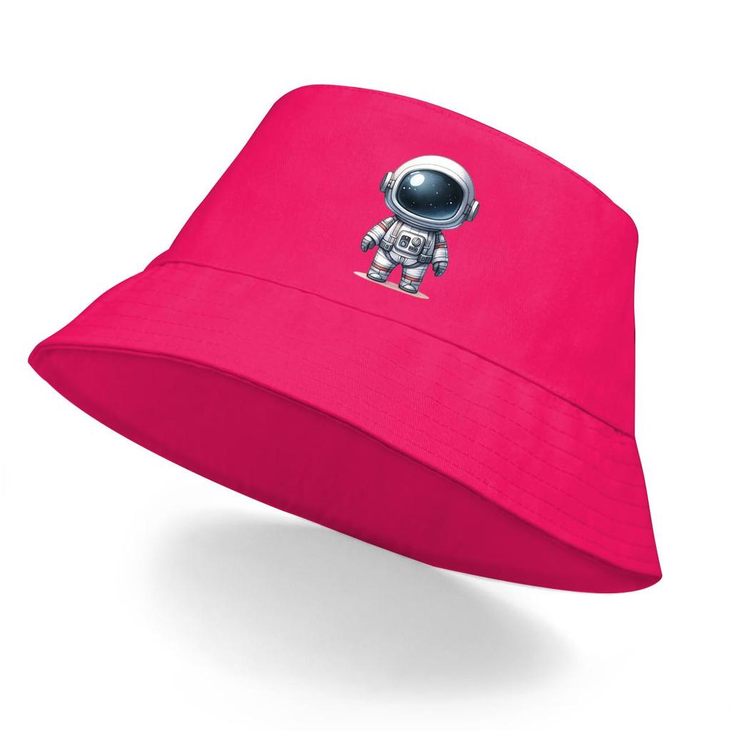 Панама с принтом «Маленький астронавт», Мужская шляпа с широкими полями, Простая, Двусторонняя, Пляжная кепка