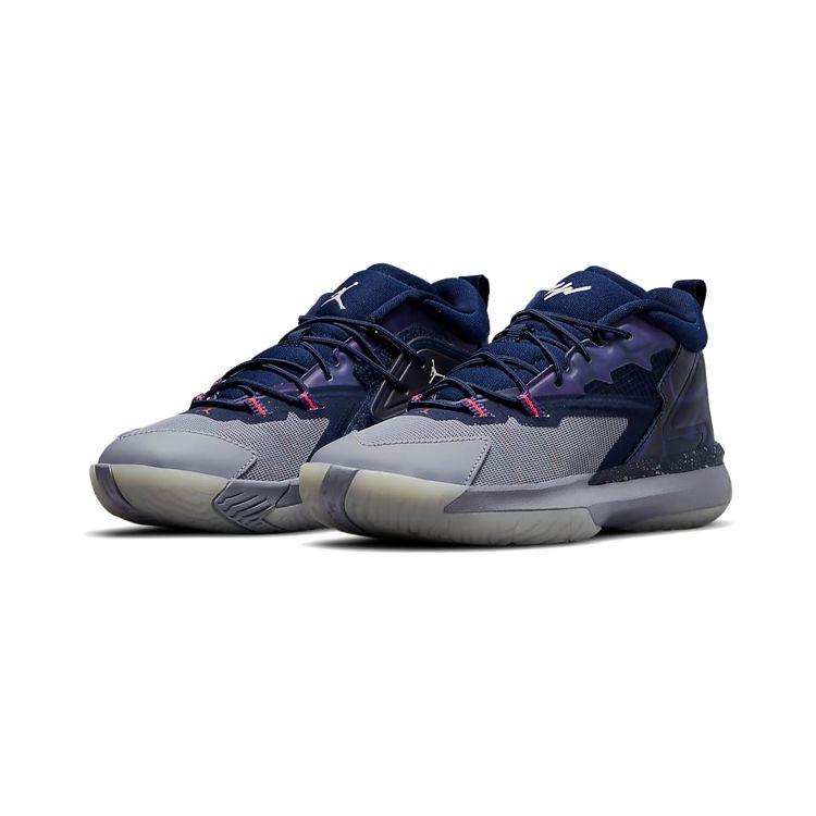 Детские кроссовки Air Jordan Zion 1 PS ZNA Синий Синий-Void Ярко-фиолетовый DC2024-400
