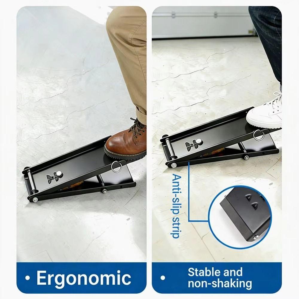 Foot Operated Foot Can Crusher Lever Action Floor Pedal Can Smasher Garage Use