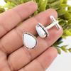 Milky Opal Gemstone Cufflink 925 Stamped Silver Handmade Jewelry Engagement Gift CL-5-17