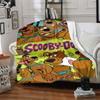 1 шт. Фланелевое одеяло Scooby Doo Легкое Мягкое Теплое Всесезонное одеяло для дивана, кровати, путешествий, L1029016