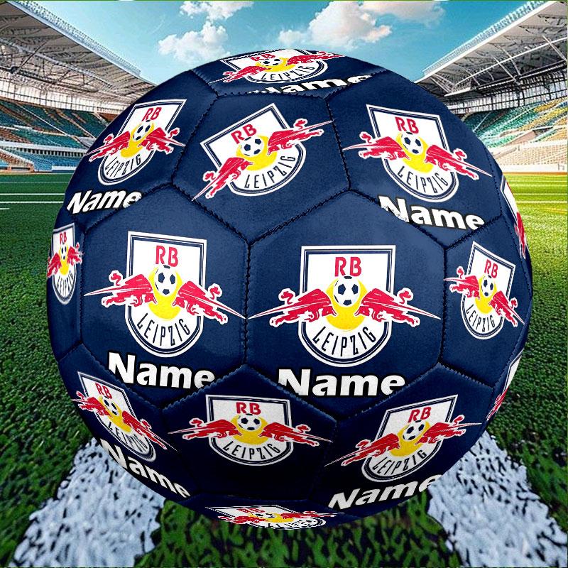 Custom Name Personalized RB Leipzig Print Size 5 Soccer Ball Training & Match Football, for Team, Kicking, Gift for Football Enthusiasts