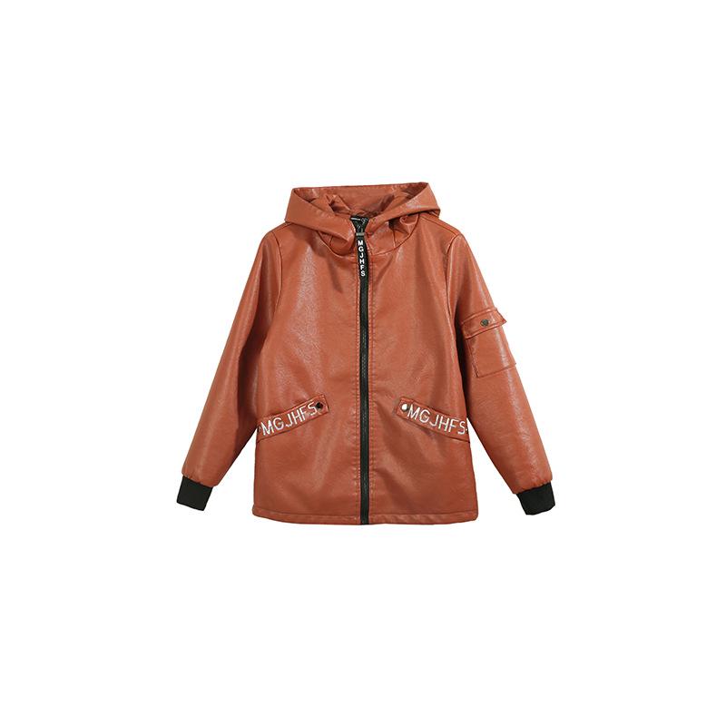 Женская кожаная короткая куртка