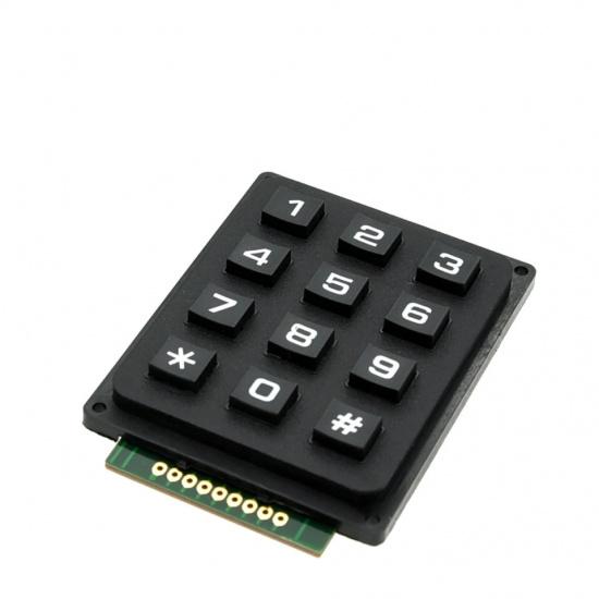 3*4 4*4 Matrix Switch Keyboard Keypad Array Module ABS Plastic Keys 4x4 3x4 12 16 Key Button Membrane Switch DIY Kit for