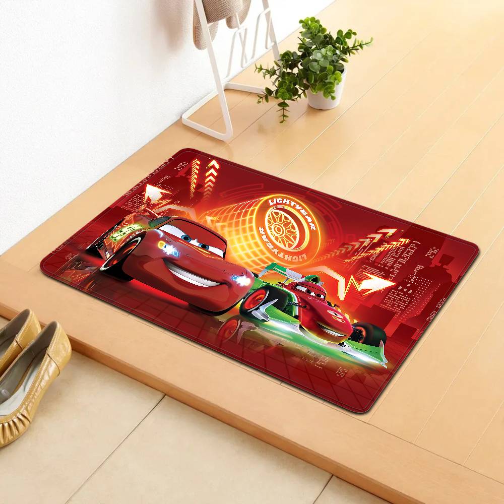 Cars Lightning Mcqueen Kitchen Mat Nordic Style Bedroom Living Room Doormat Home Balcony Anti-Slip Welcome Rug