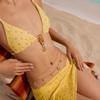 Gold Bikini Pendant Shell Body Chain Fashion Bikini Buckle Charms  Beach