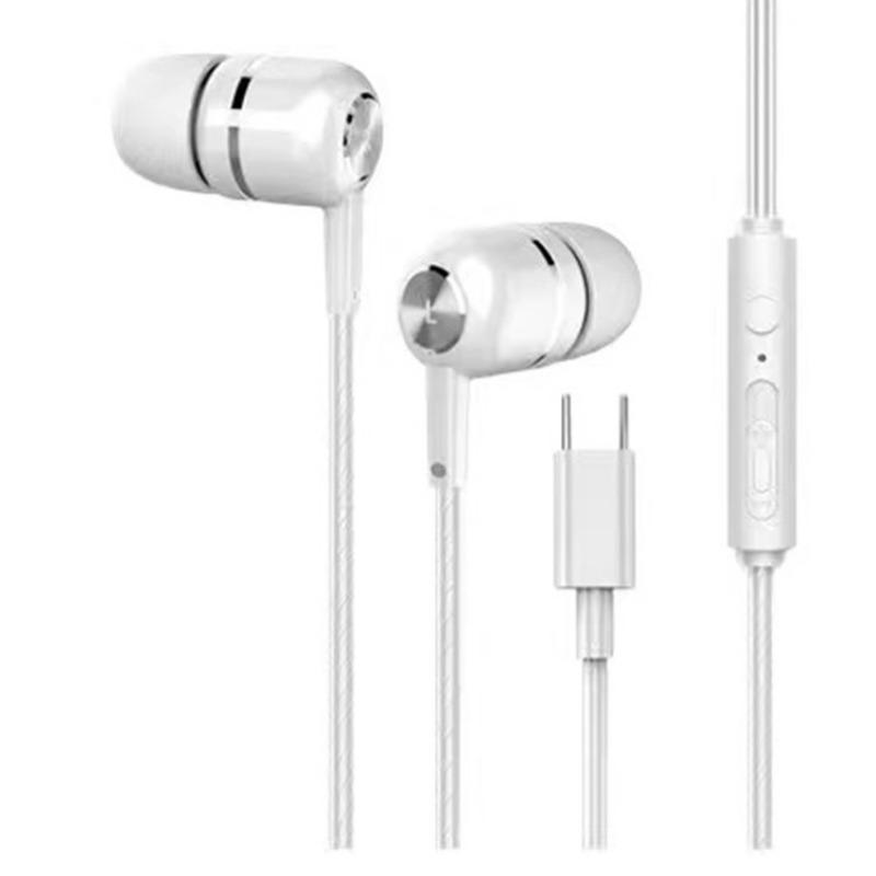 3.5mm Wired Earphone In Ear Headset HIFI Heavy Bass Earbuds Monitor Sports Headset Stereo Music Gaming Headphone with Microphone