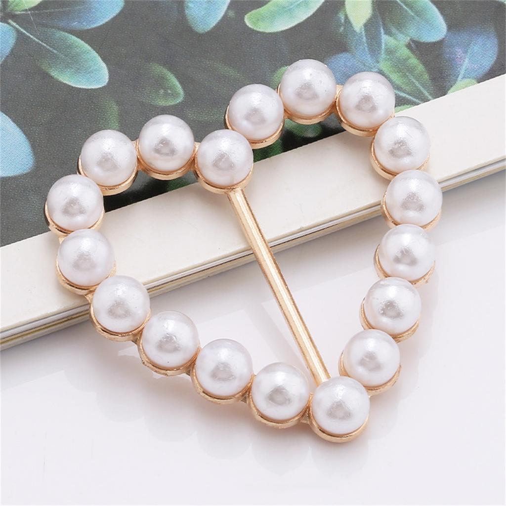 Scarf Ring Clip - T-shirt Ties Clips Clothes Corner Knotted Button For Women Fashion Metal Shirt Clip Buckle