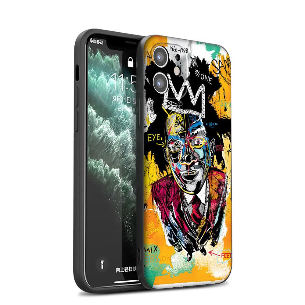 GX103 Жан-Мишель Баския, мягкий силиконовый чехол для iPhone 13 12 Mini 11 Pro XS Max XR X 8 7 6 6S Plus 5 5S SE 2020