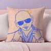 Rapper singer PPitbull Pillow Case  Ultra Soft Skin Friendly Fabric Cloud Like Comfort  Concealed Zipper