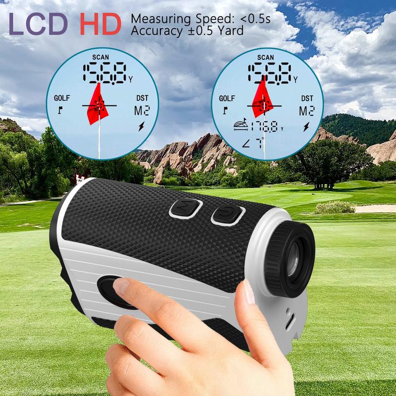 1000m Outdoor High-Precision Electronic Rangefinder Golf Rangefinder 7X HD Optica Lens Telescope Measuring Instrument