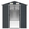 Garden Shed Anthracite 191 x 640 x 198 cm Galvanized Steel