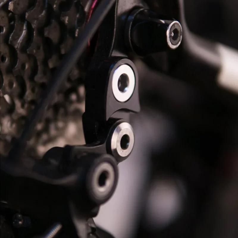 Bicycle Rear Bike Rear Derailleur Hanger Extension Aluminum Extender MTB Road Bicycle Mountain Cycling Frame Gear Tailhook Parts
