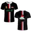 Iraqi 3D Print Sports Quick-dry Breatha Men Woman Tshirt Football Jersey Outdoor Street Club Team Training Parent-child Clothing