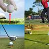 100 Pcs Golf Tees Reduce Friction Side Spin Wooden Golf Tees Golf Accessory To Improve Distance And Accuracy