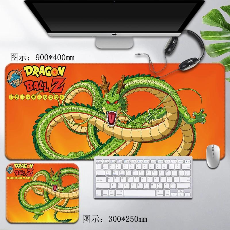 Кожаный коврик для мыши Dragon Ball Водонепроницаемый с принтом Сон Гоку Мужские компьютерные периферийные аксессуары Большой размер Игровой коврик для клавиатуры Офисный коврик для стола