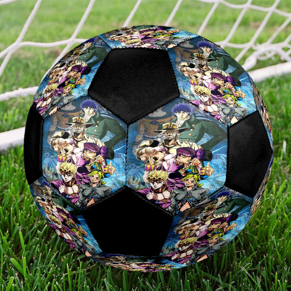 1pc JoJos Bizarre Adventure Soccer Ball Size 5 Indoor Soccer Ball Fashion Colorful Backyard Game - Great For Sports Fans Gift HE28