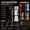 Custom Reversible Basketball Jersey Set Sublimation Team Uniform Kit Quick-Dry Breathable Basketball Wear for Adult/Kids
