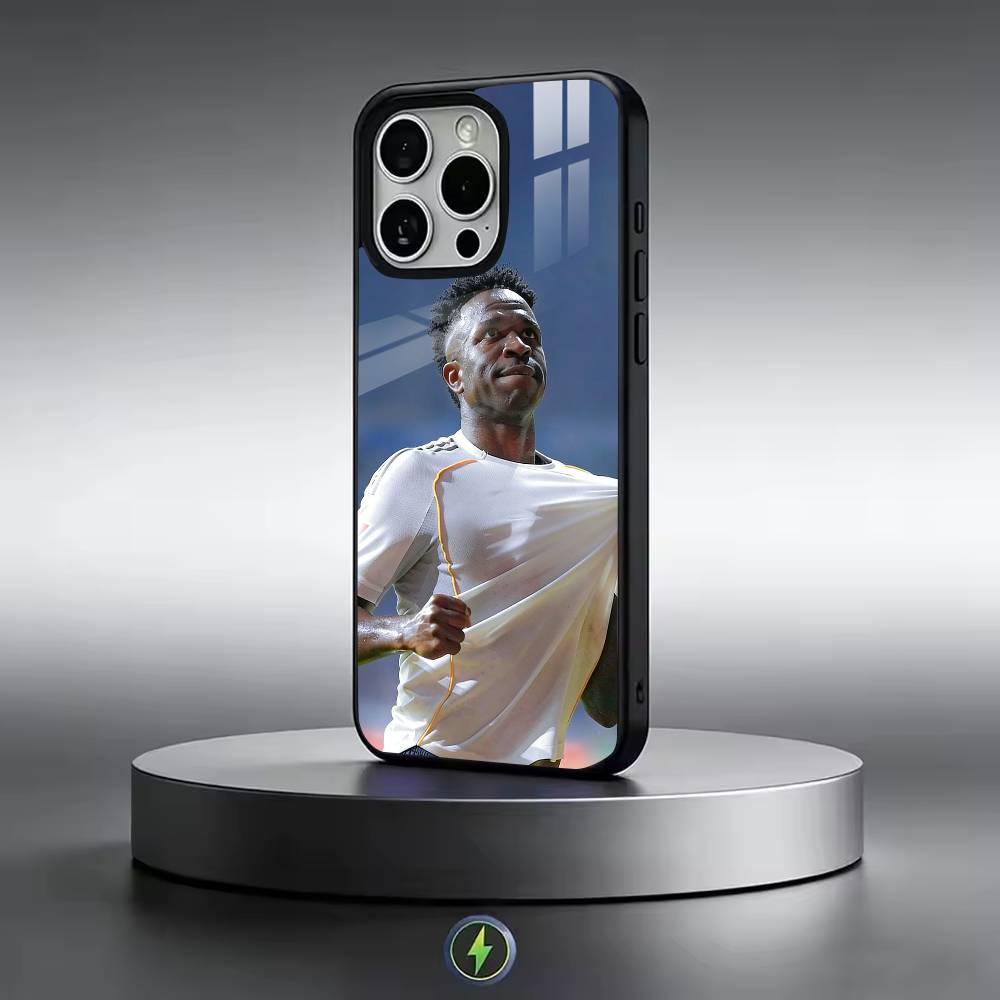 Футбольный Для V-Винисиус Жуниор Чехол для телефона для iPhone17,16,15,14,13,12,11 Plus,Pro Магнитный с Magsafe Беспроводная зарядка
