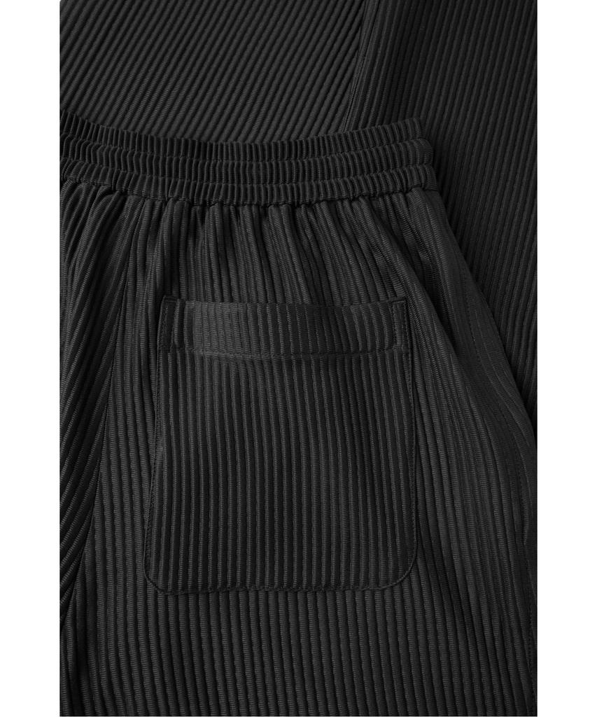 IRO Nocturnes Pleated Straight Wide Fit Pants Iqpam26703Bkx