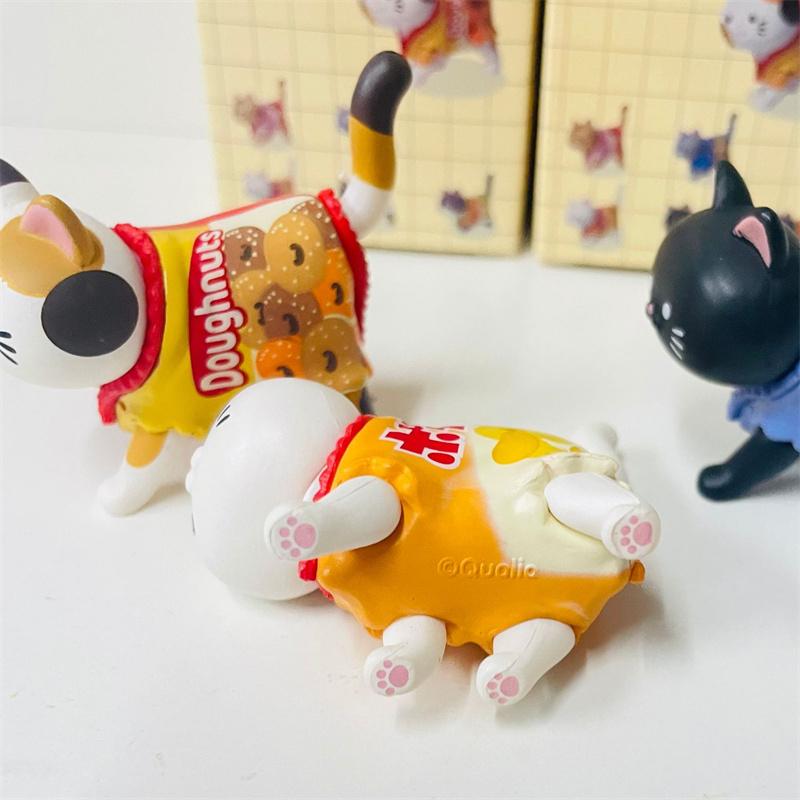 Милый кот Блайндбокс в упаковке от конфет Фигурка котенка Игрушки котята Куклы Блайнд-пакет Дети Детский Рождественский Подарок