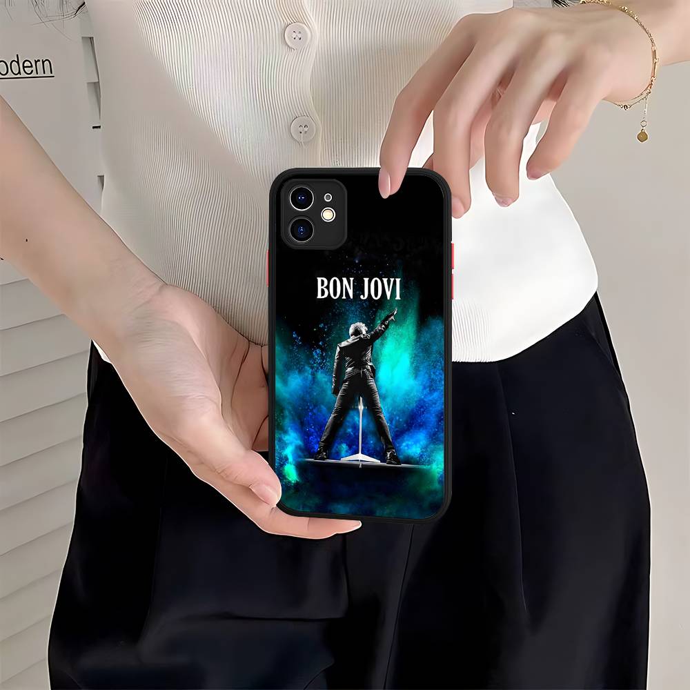 Чехол для телефона B-BonS J-Jovi Для IPhone 16e 16 15 14 13 12 11 Pro Max X XS Max Plus Матовый Прозрачный