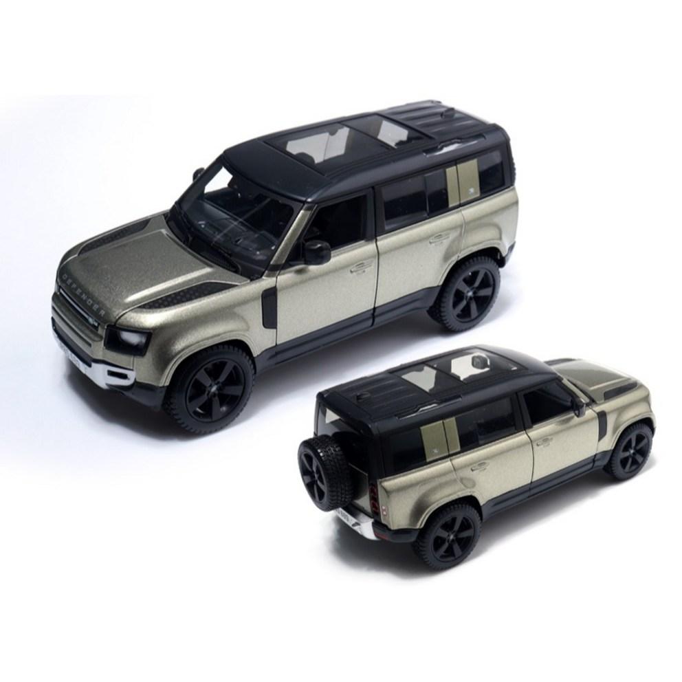Bburago 1:24 Land Rover Defender 2022 SUV Diecast Model Car, Green