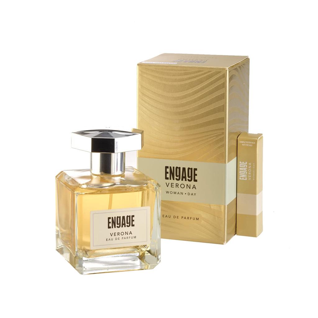 Женские духи Engage Verona, стойкие, цитрусовые и фруктовые, идеально подходят для повседневного использования, идеальный подарок для женщин, без тестера, 100 мл