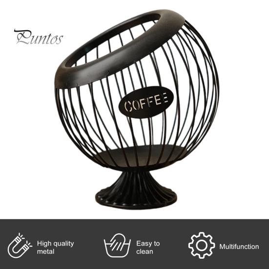 Держатель для чашки K для прилавка. Металлическая корзина для хранения капсул для кофе. Большой вместительный органайзер для чашек K для Keurig Nespresso Vertuo. Органайзер для кофейной станции. Чайный пакетик.