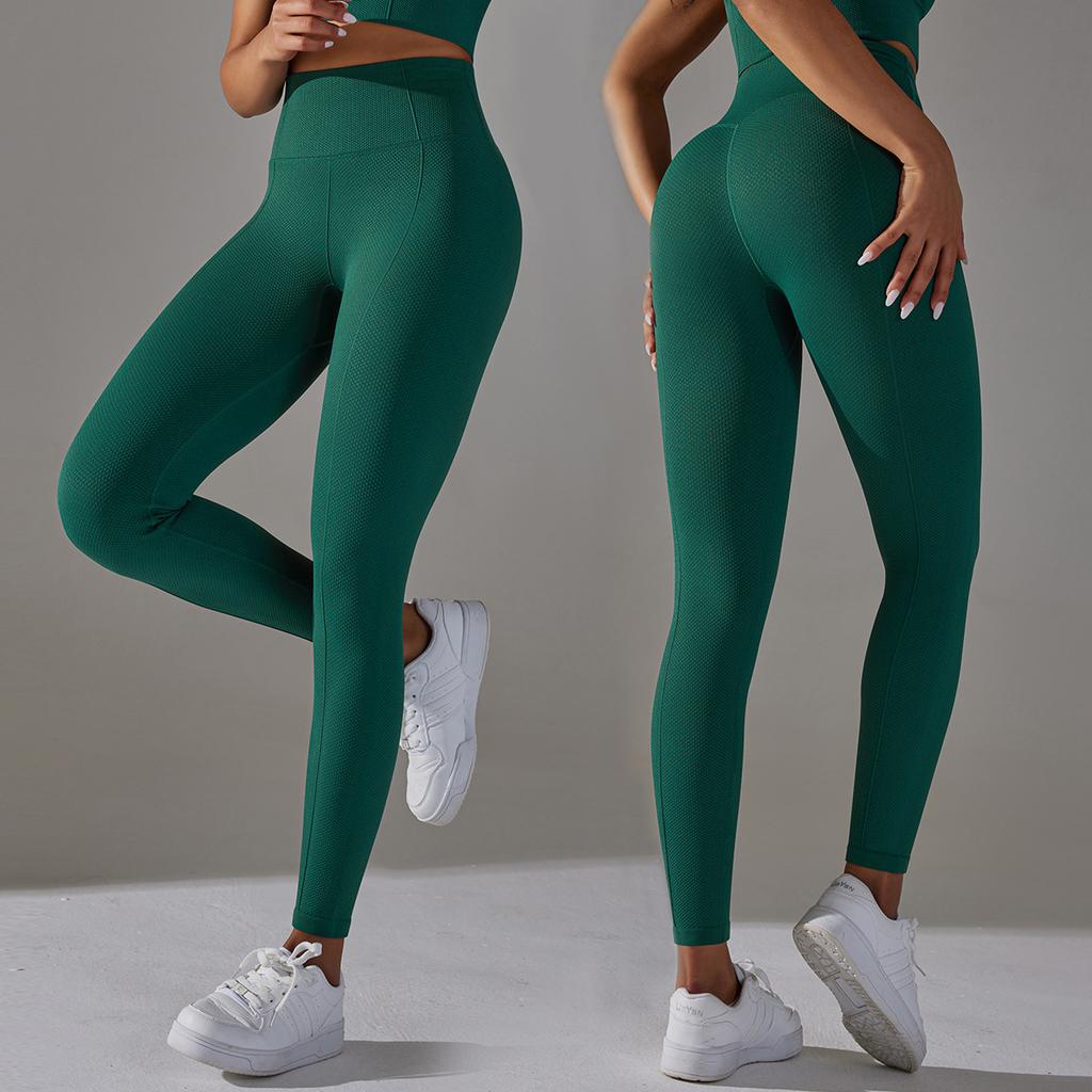 New Seamless Yoga Pants With High Waist, Abdominal Compression, Hip Lifting, Tight Fitting, Breathable, Sports, Running, Fitness Pants For Women
