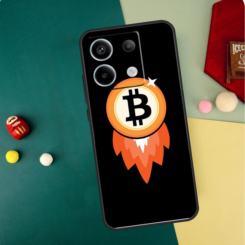 Чехол Bitcoin для Xiaomi Redmi Note 13 11 8 9 10 12 Pro 12S 11S 10S 9S Redmi 13C 9C 10C 12C