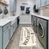 1 шт. Нескользящий, водонепроницаемый, маслостойкий и грязеотталкивающий напольный коврик для стирки — машинная стирка и водопоглощение