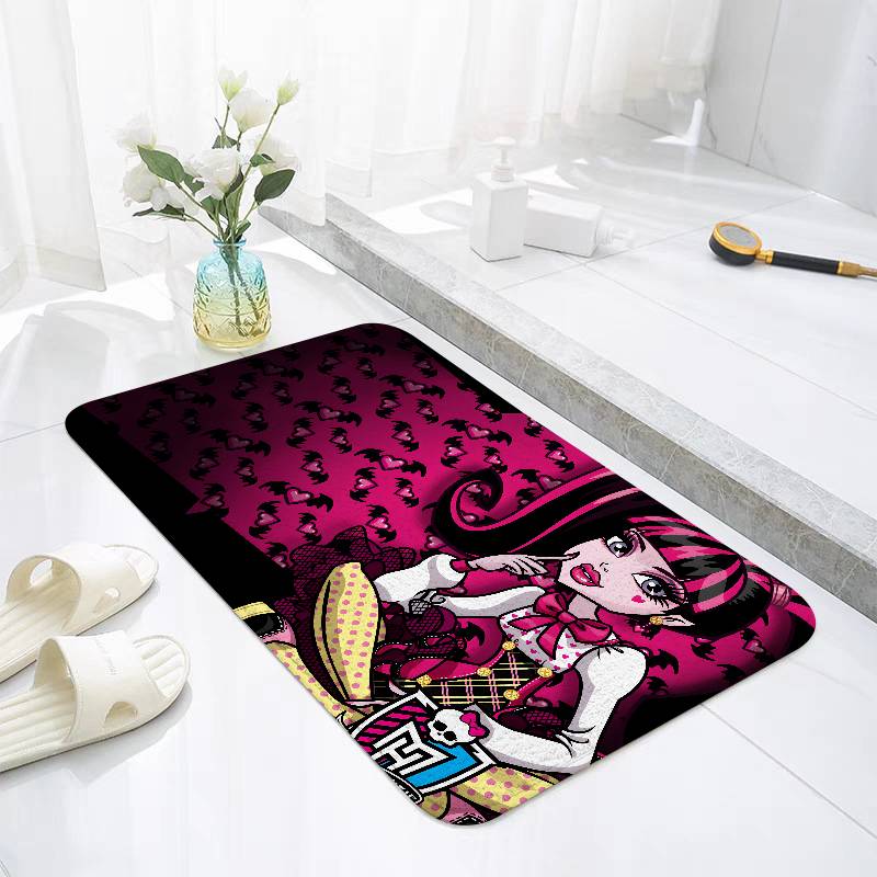 Anime-E-MonsterS Floor Mats Home Laundry Rug Carpet For Living Room Decor Lounge Area Anti-slip Foot Mat Entrance Doormat