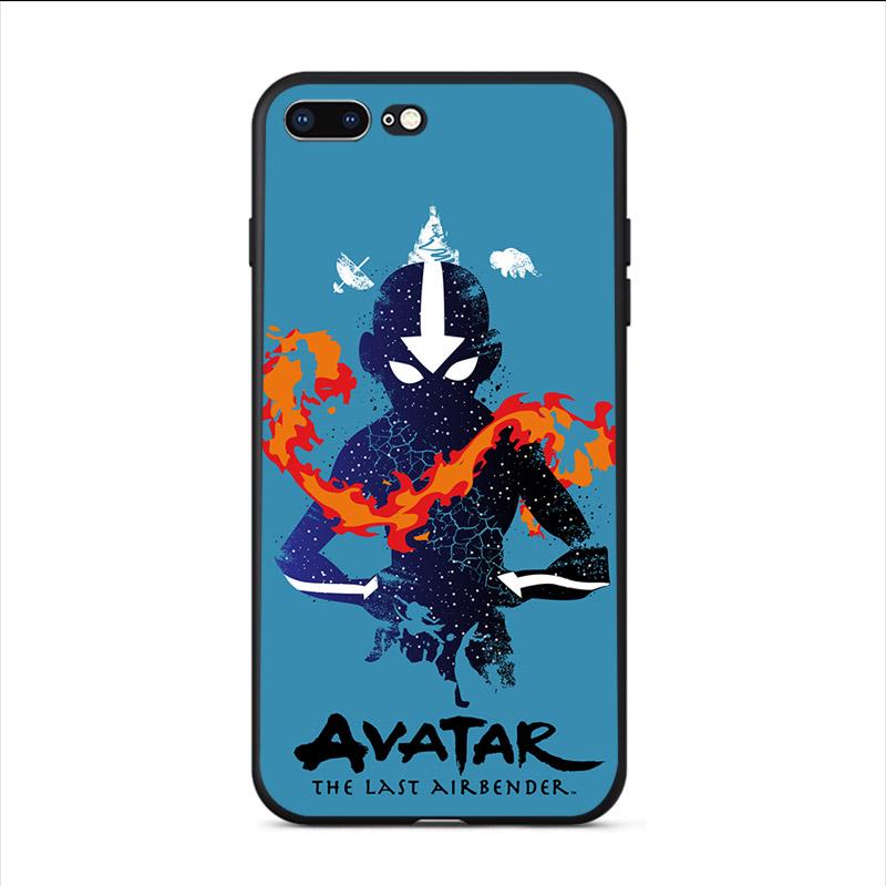 Anime Avatar The Last Airbender Phone Case For Iphone XS 11 12 Mini 13 Pro Max Mobile Shell 6S 7 8 Plus 5 XR 10 SE X Hard Cover
